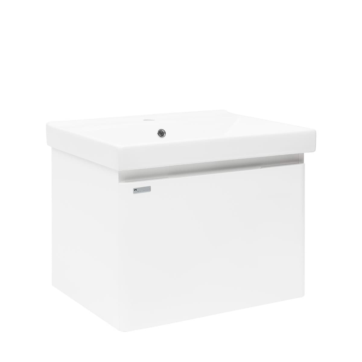 Koupelnová skříňka s umyvadlem Naturel Ancona 60x46 cm bílá lesk ANCONA260BLU Naturel